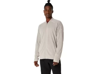 ACTIBREEZE JACQUARD GRID DURCHGEHENDER REISSVERSCHLUSSJACKE