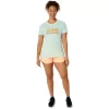 ASICS BALANCED KURZARM-T-SHIRT FÜR DAMEN ASICS BALANCED KURZARM-T-SHIRT FÜR DAMEN