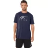 ASICS GESTREIFTES KURZARM-T-SHIRT ASICS GESTREIFTES KURZARM-T-SHIRT