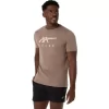 ASICS GESTREIFTES KURZARM-T-SHIRT ASICS GESTREIFTES KURZARM-T-SHIRT