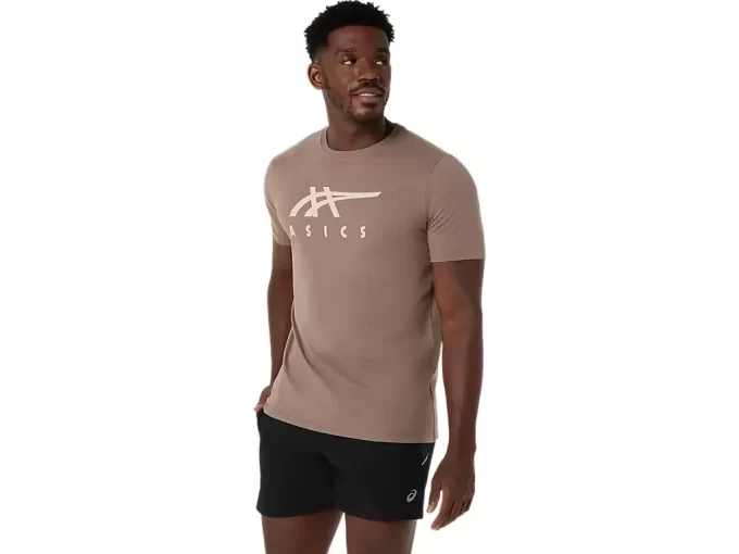 ASICS GESTREIFTES KURZARM-T-SHIRT ASICS GESTREIFTES KURZARM-T-SHIRT