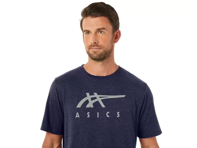 ASICS GESTREIFTES KURZARM-T-SHIRT ASICS GESTREIFTES KURZARM-T-SHIRT
