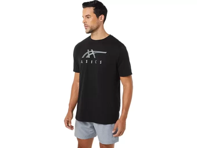 ASICS GESTREIFTES KURZARM-T-SHIRT ASICS GESTREIFTES KURZARM-T-SHIRT