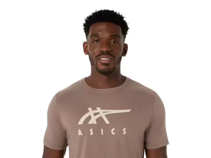 ASICS GESTREIFTES KURZARM-T-SHIRT ASICS GESTREIFTES KURZARM-T-SHIRT