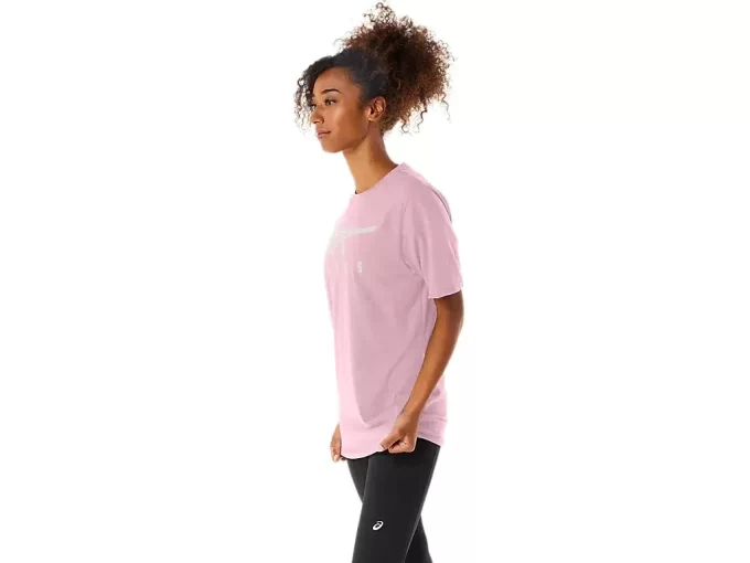 ASICS GESTREIFTES KURZARM-T-SHIRT ASICS GESTREIFTES KURZARM-T-SHIRT