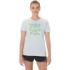 ASICS HIBISCUS SLOGAN CREW FÜR DAMEN ASICS HIBISCUS SLOGAN CREW FÜR DAMEN