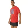 ASICS HIBISCUS SLOGAN T-SHIRT ASICS HIBISCUS SLOGAN T-SHIRT
