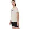 ASICS KURZARM-T-SHIRT MIT BLUMENSLOGAN FÜR DAMEN ASICS KURZARM-T-SHIRT MIT BLUMENSLOGAN FÜR DAMEN