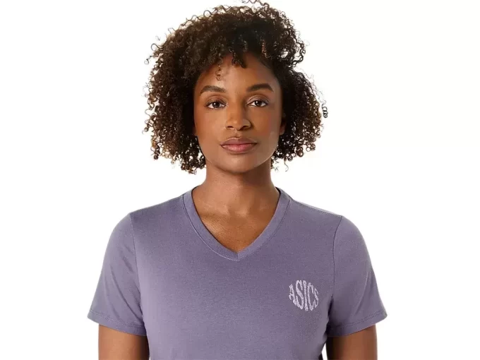 ASICS NATURE V-AUSSCHNITT KURZARM-T-SHIRT FÜR DAMEN ASICS NATURE V-AUSSCHNITT KURZARM-T-SHIRT FÜR DAMEN
