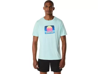 ASICS RETRO SUNSET KURZARM-T-SHIRT