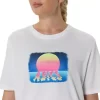 ASICS RETRO SUNSET KURZARM-T-SHIRT ASICS RETRO SUNSET KURZARM-T-SHIRT