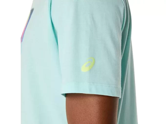ASICS RETRO SUNSET KURZARM-T-SHIRT ASICS RETRO SUNSET KURZARM-T-SHIRT