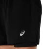 ASICS SILBERNE 2N1 5IN KURZE ASICS SILBERNE 2N1 5IN KURZE