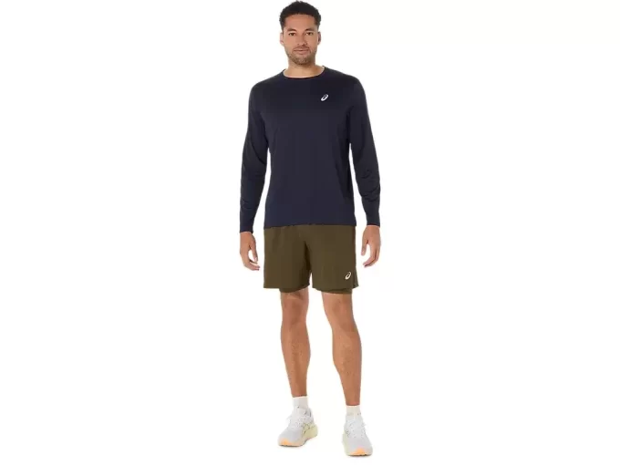 ASICS SILBERNE 2N1 7IN KURZE ASICS SILBERNE 2N1 7IN KURZE
