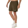 ASICS SILBERNE 2N1 7IN KURZE ASICS SILBERNE 2N1 7IN KURZE
