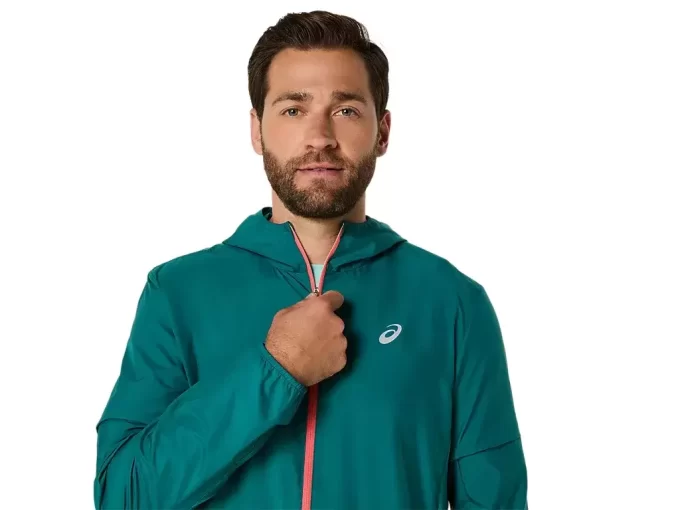 ASICS SILBERNE JACKE