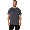 ASICS SILBERNES KURZARM-OBERTEIL ASICS SILBERNES KURZARM-OBERTEIL