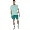 ASICS SILBERNES KURZARM-OBERTEIL ASICS SILBERNES KURZARM-OBERTEIL