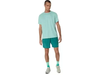 ASICS SILBERNES KURZARM-OBERTEIL
