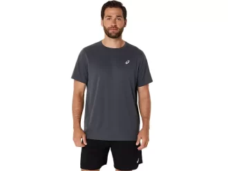 ASICS SILBERNES KURZARM-OBERTEIL