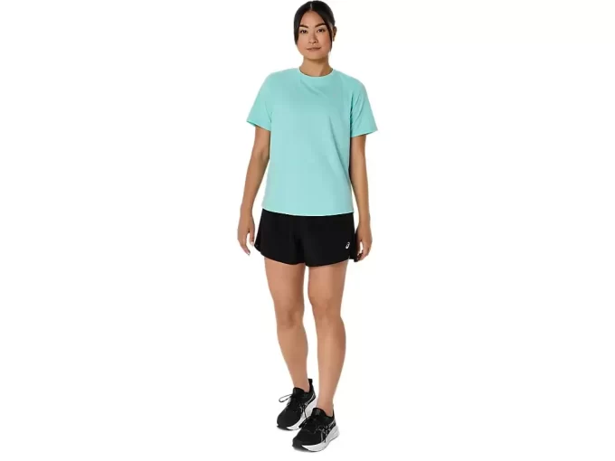 ASICS SILBERNES KURZARM-OBERTEIL ASICS SILBERNES KURZARM-OBERTEIL