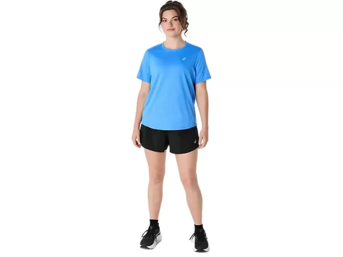 ASICS SILBERNES KURZARM-OBERTEIL ASICS SILBERNES KURZARM-OBERTEIL