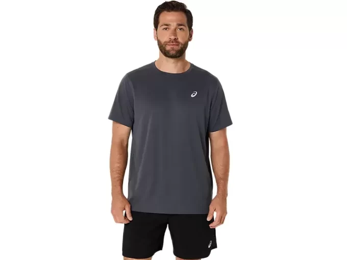 ASICS SILBERNES KURZARM-OBERTEIL ASICS SILBERNES KURZARM-OBERTEIL