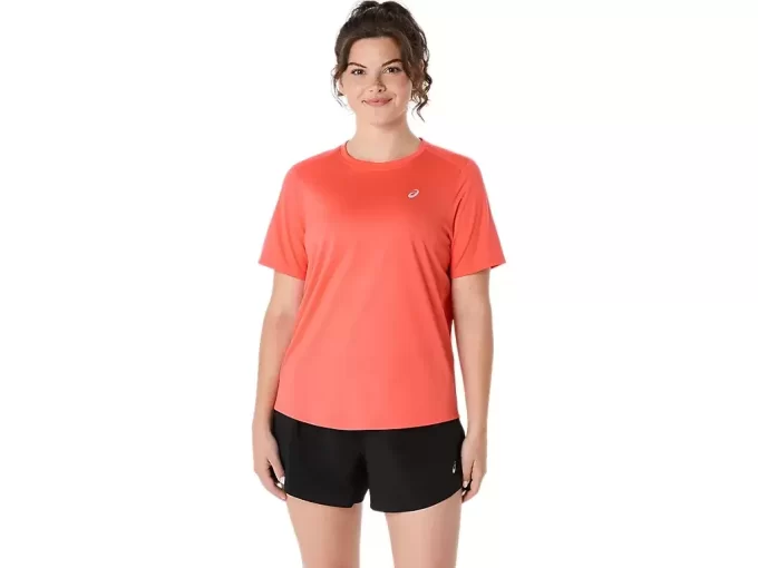 ASICS SILBERNES KURZARM-OBERTEIL ASICS SILBERNES KURZARM-OBERTEIL