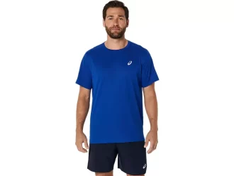 ASICS SILBERNES KURZARM-OBERTEIL