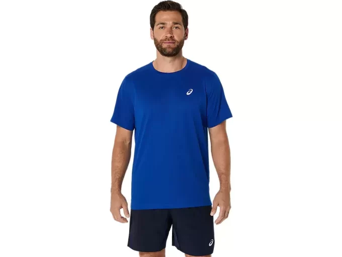 ASICS SILBERNES KURZARM-OBERTEIL ASICS SILBERNES KURZARM-OBERTEIL