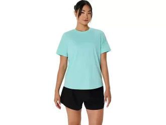 ASICS SILBERNES KURZARM-OBERTEIL