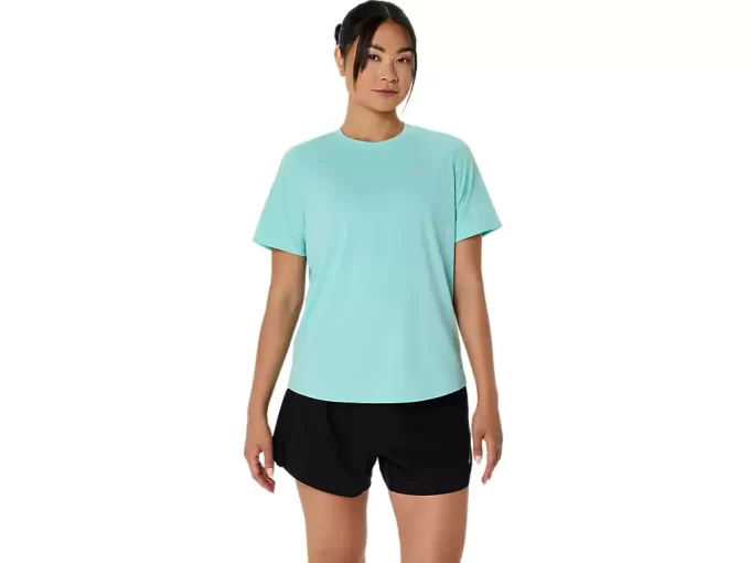 ASICS SILBERNES KURZARM-OBERTEIL ASICS SILBERNES KURZARM-OBERTEIL