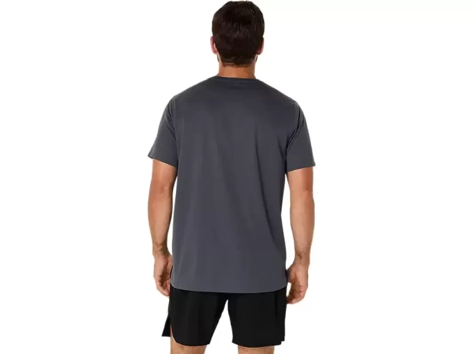 ASICS SILBERNES KURZARM-OBERTEIL ASICS SILBERNES KURZARM-OBERTEIL