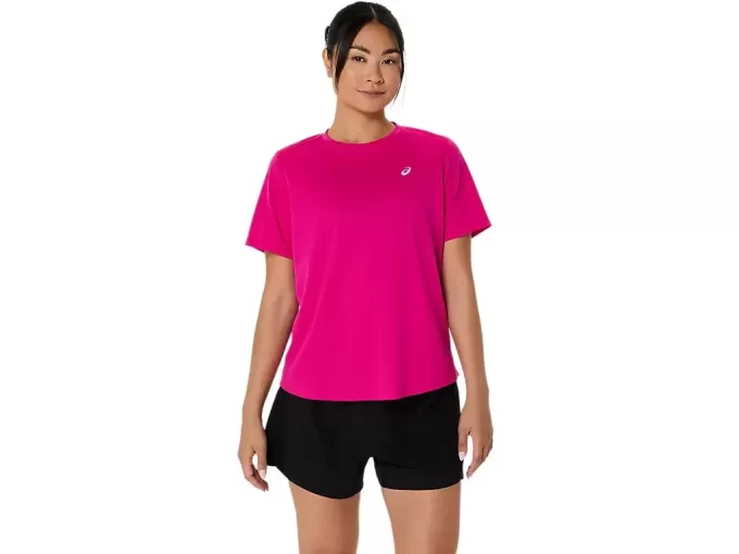 ASICS SILBERNES KURZARM-OBERTEIL ASICS SILBERNES KURZARM-OBERTEIL