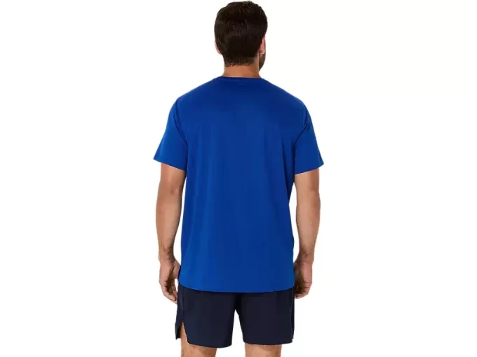 ASICS SILBERNES KURZARM-OBERTEIL ASICS SILBERNES KURZARM-OBERTEIL