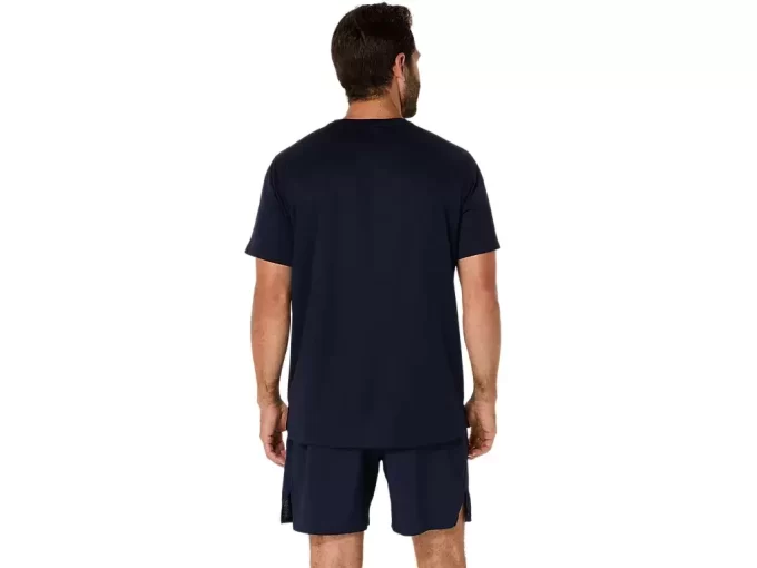 ASICS SILBERNES KURZARM-OBERTEIL ASICS SILBERNES KURZARM-OBERTEIL