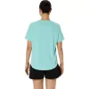ASICS SILBERNES KURZARM-OBERTEIL ASICS SILBERNES KURZARM-OBERTEIL