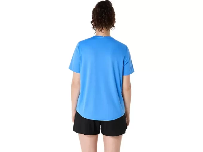 ASICS SILBERNES KURZARM-OBERTEIL ASICS SILBERNES KURZARM-OBERTEIL