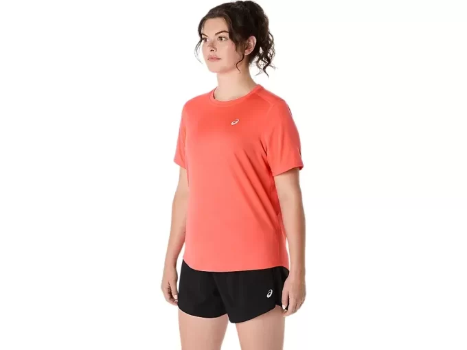 ASICS SILBERNES KURZARM-OBERTEIL ASICS SILBERNES KURZARM-OBERTEIL