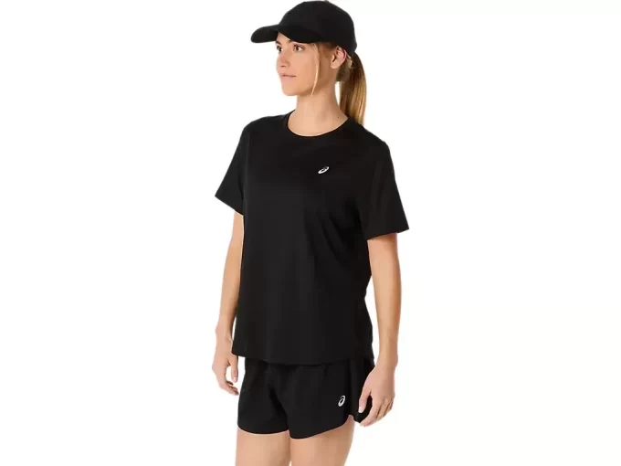ASICS SILBERNES KURZARM-OBERTEIL ASICS SILBERNES KURZARM-OBERTEIL