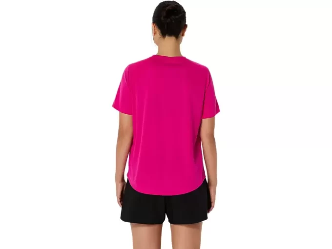 ASICS SILBERNES KURZARM-OBERTEIL ASICS SILBERNES KURZARM-OBERTEIL