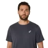 ASICS SILBERNES KURZARM-OBERTEIL ASICS SILBERNES KURZARM-OBERTEIL
