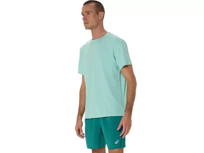 ASICS SILBERNES KURZARM-OBERTEIL ASICS SILBERNES KURZARM-OBERTEIL
