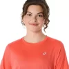 ASICS SILBERNES KURZARM-OBERTEIL ASICS SILBERNES KURZARM-OBERTEIL