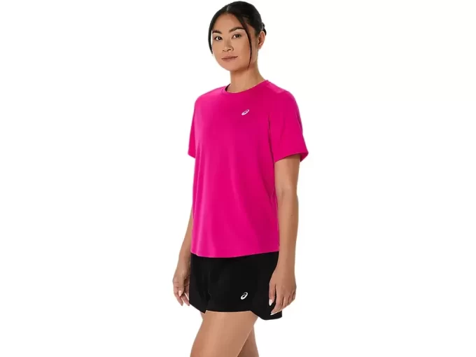 ASICS SILBERNES KURZARM-OBERTEIL ASICS SILBERNES KURZARM-OBERTEIL