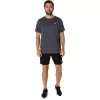 ASICS SILBERNES KURZARM-OBERTEIL ASICS SILBERNES KURZARM-OBERTEIL