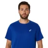 ASICS SILBERNES KURZARM-OBERTEIL ASICS SILBERNES KURZARM-OBERTEIL