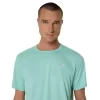 ASICS SILBERNES KURZARM-OBERTEIL ASICS SILBERNES KURZARM-OBERTEIL
