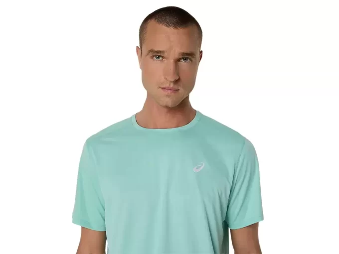 ASICS SILBERNES KURZARM-OBERTEIL ASICS SILBERNES KURZARM-OBERTEIL
