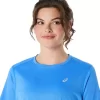 ASICS SILBERNES KURZARM-OBERTEIL ASICS SILBERNES KURZARM-OBERTEIL